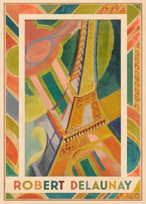 Robert Delaunay The Eiffel Tower No3 - Poster