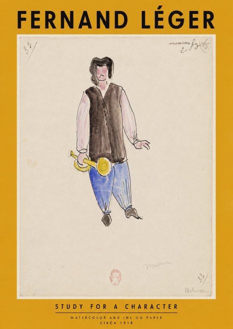 Fernand Léger Study for a Character I No3 - Poster