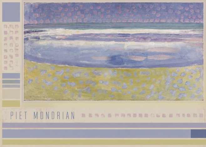 Piet Mondrian The Sea No2 - Poster