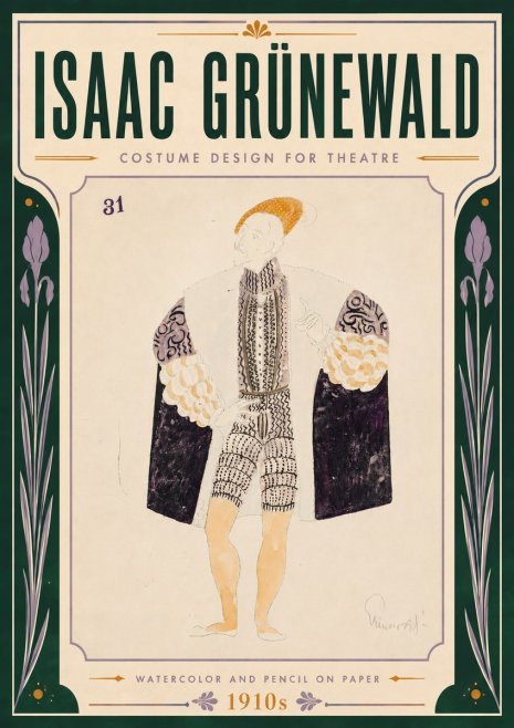 Isaac Grünewald Costume Design for Theatre No5 - Poster