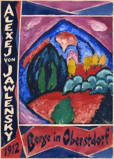 Alexej von Jawlensky Berge in Oberstdorf No4 - Poster
