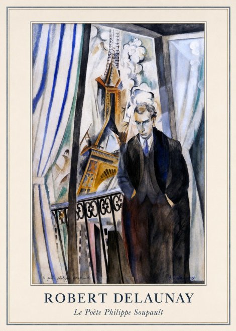 Robert Delaunay Le Poète Philippe Soupault No3 - Poster