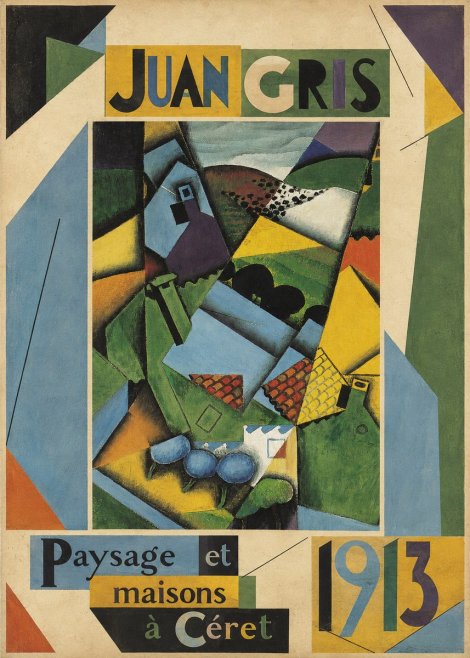 Juan Gris Paysage Et Maisons À Céret No3 - Poster