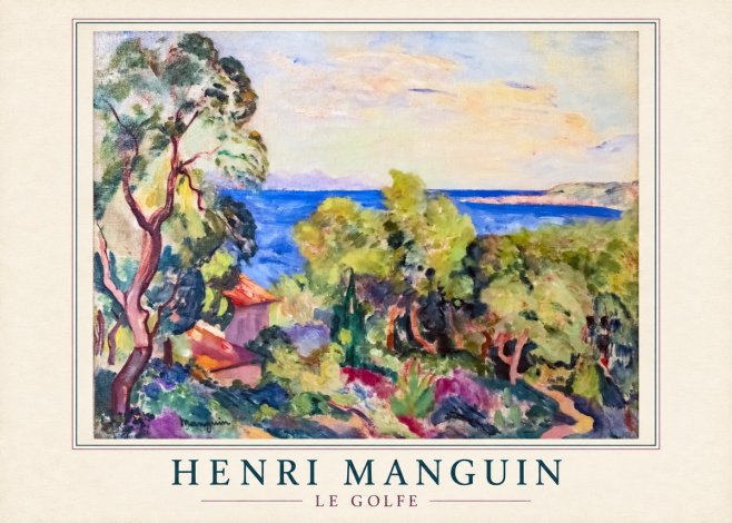 Henri Manguin Le Golfe No4 - Poster