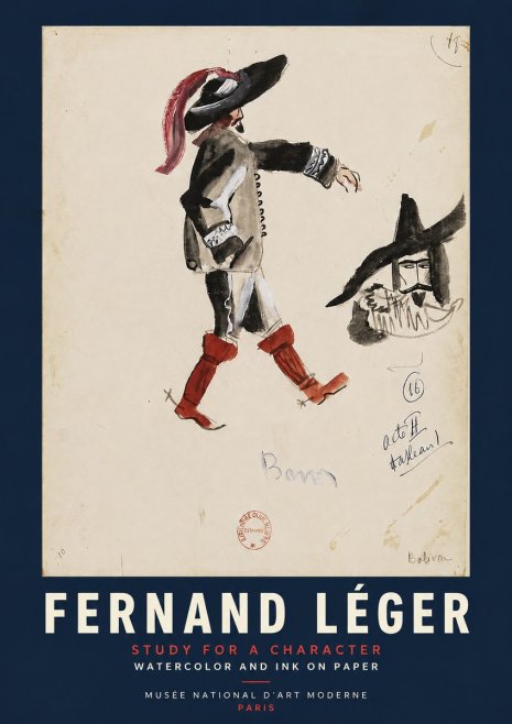 Fernand Léger Study for a Character II No4 - Poster