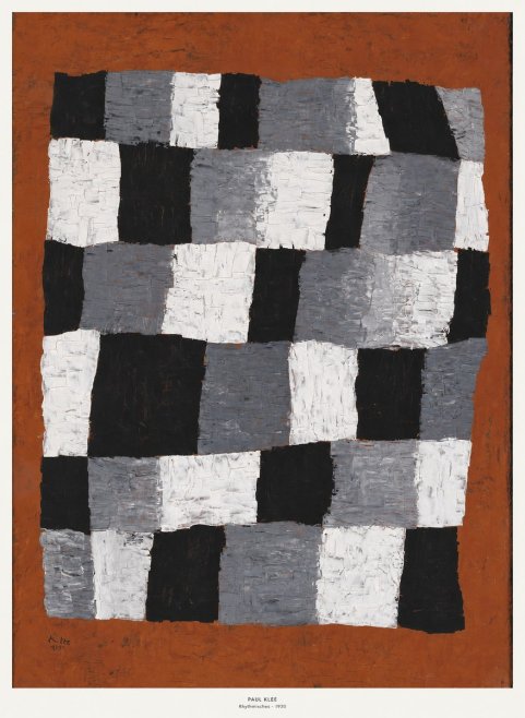 Paul Klee Rhythmisches No6 - Poster