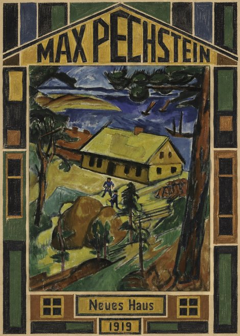 Max Pechstein Neues Haus No5 - Poster