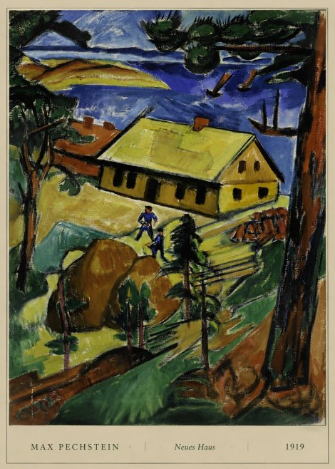 Max Pechstein Neues Haus No6 - Poster