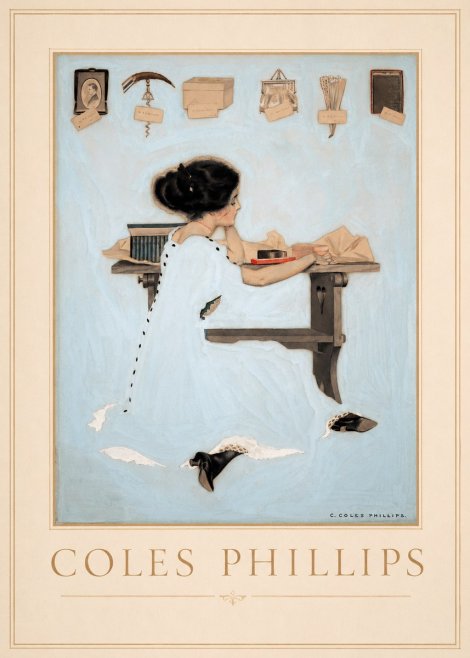 Coles Phillips Thinking of Him No1 - Poster
