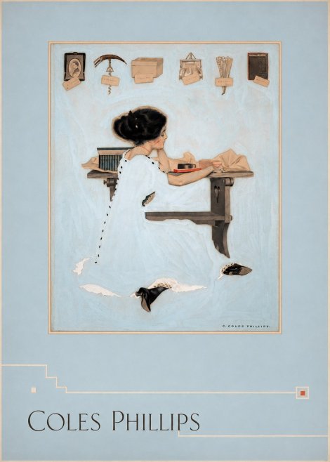 Coles Phillips Thinking of Him No3 - Poster