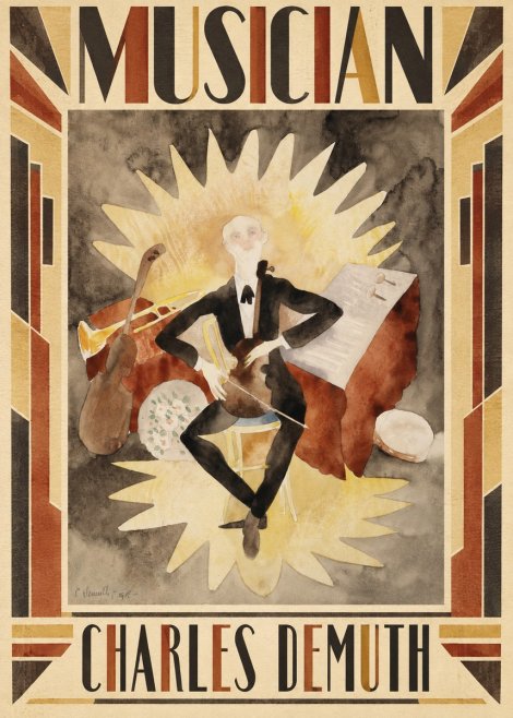 Charles Demuth Musician No1 - Poster