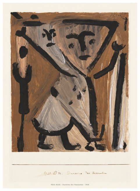 Paul Klee Duettino Der Passanten No6 - Poster