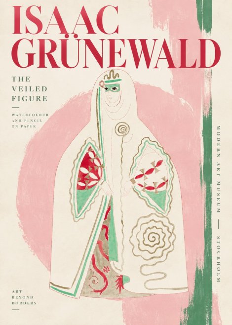 Isaac Grünewald The Veiled Figure No3 - Poster