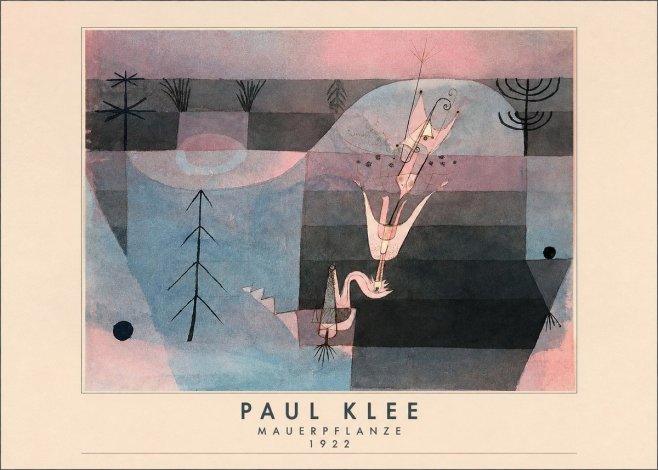 Paul Klee Mauerpflanze No3 - Poster