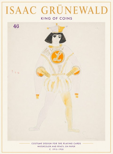 Isaac Grünewald King of Coins No1 - Poster