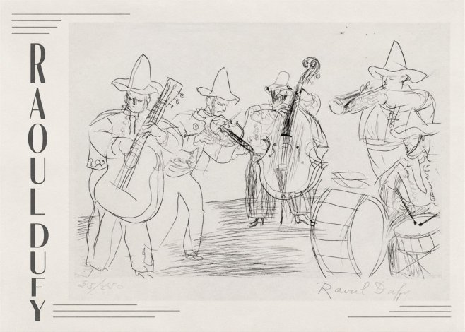Raoul Dufy Musicians No2 - Poster