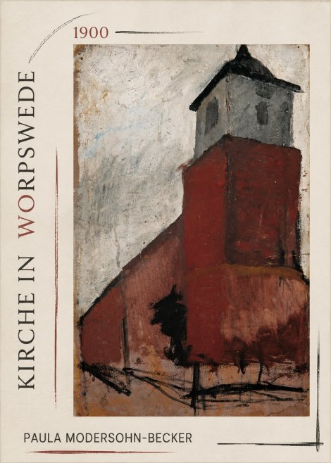 Paula Modersohn-Becker Kirche in Worpswede No1 - Poster