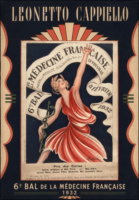 Leonetto Cappiello 6E Bal De La Médecine Française - 1932 No6 - Poster