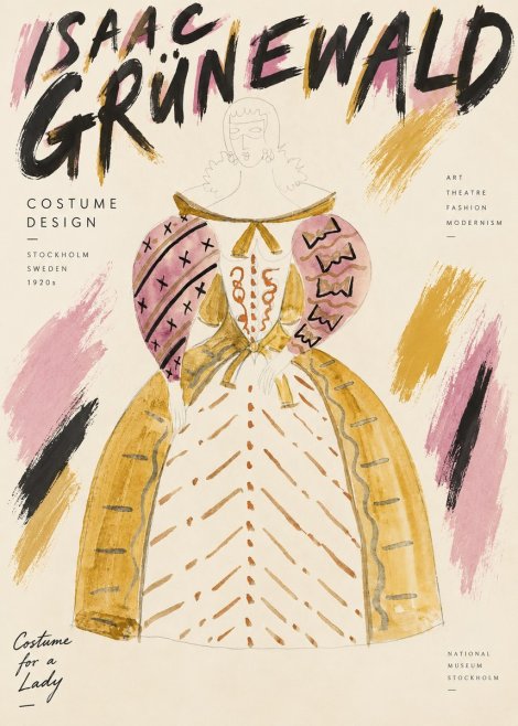 Isaac Grünewald Costume Design XII No3 - Poster