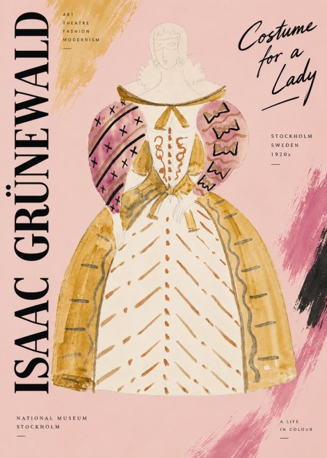 Isaac Grünewald Costume Design XII No6 - Poster