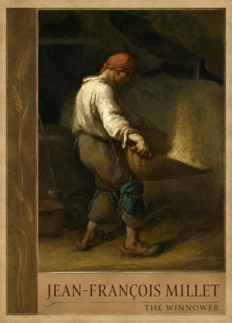 Jean-François Millet The Winnower No2 - Poster