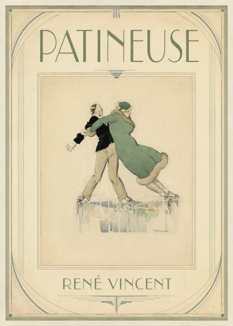 René Vincent Patineuse No1 - Poster