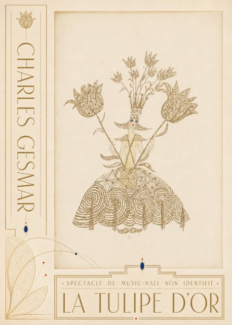 Charles Gesmar La Tulipe D'or No2 - Poster