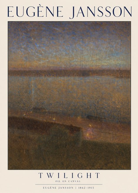Eugène Jansson Twilight No1 - Poster