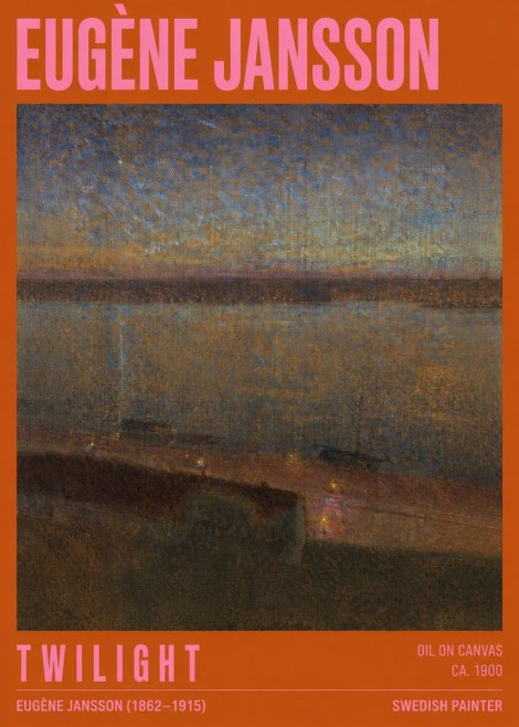 Eugène Jansson Twilight No2 - Poster