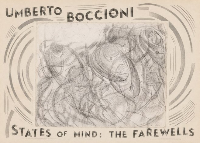 Umberto Boccioni States of Mind: the Farewells No4 - Poster