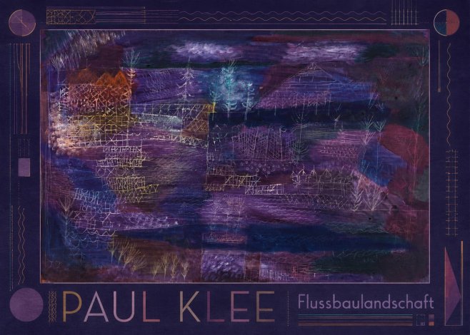 Paul Klee Flussbaulandschaft No1 - Poster