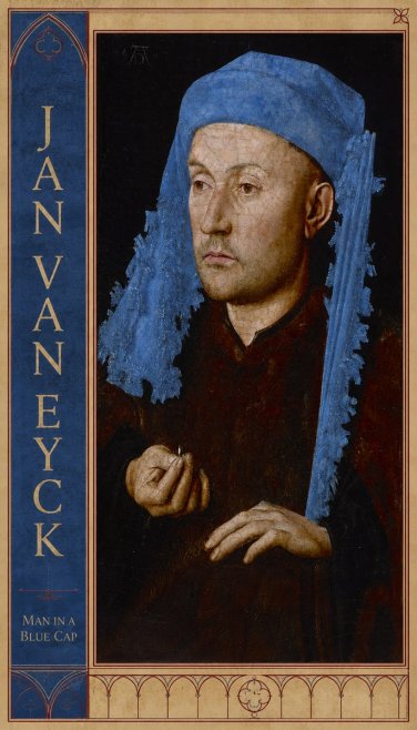 Jan van Eyck Man in a Blue Cap I No2 - Poster