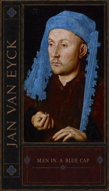 Jan van Eyck Man in a Blue Cap I No4 - Poster