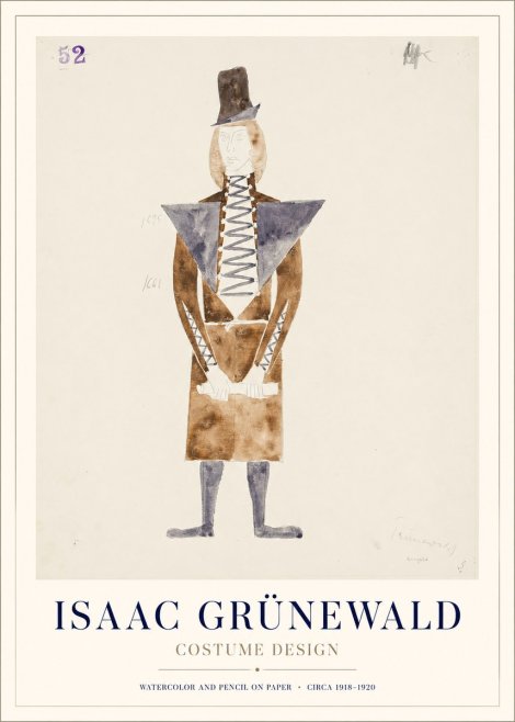 Isaac Grünewald Costume Design XIII No1 - Poster