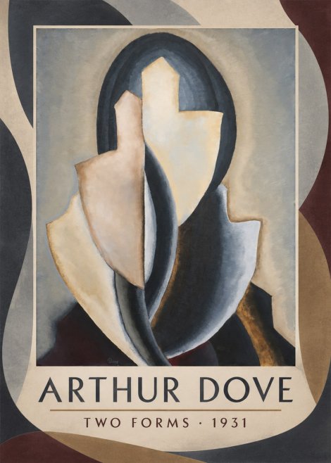 Arthur Dove Two Forms No1 - Poster