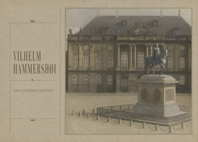 Vilhelm Hammershøi Amalienborg Square II No3 - Poster