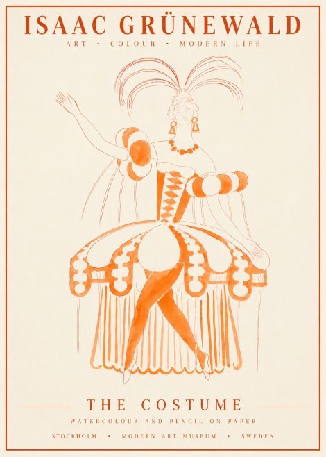 Isaac Grünewald The Costume II No1 - Poster