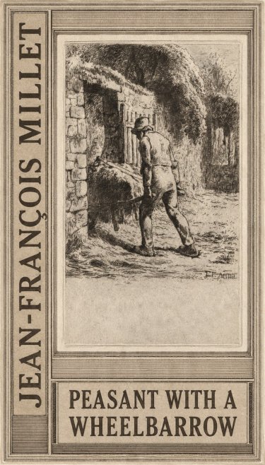 Jean-François Millet Peasant with a Wheelbarrow No2 - Poster