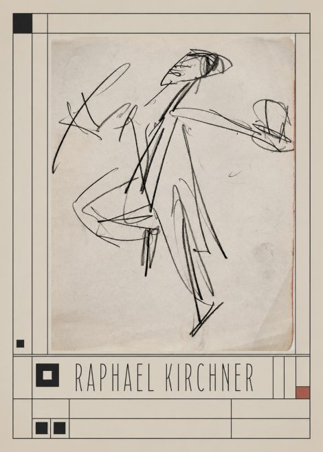 Raphael Kirchner Dynamic Dancer Sketch No3 - Poster