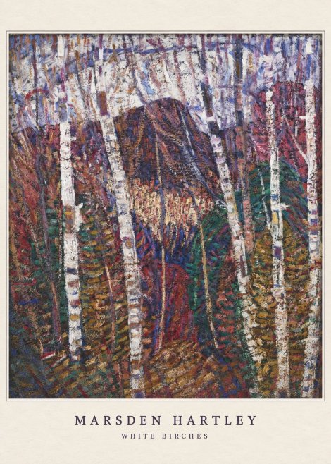Marsden Hartley White Birches No6 - Poster