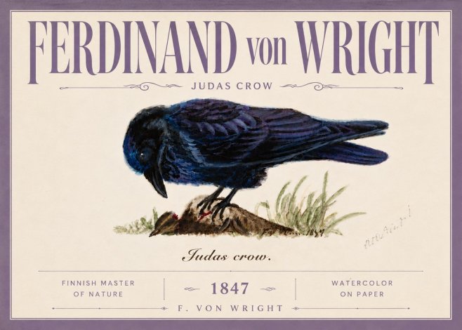 Ferdinand von Wright Judas Crow No5 - Poster