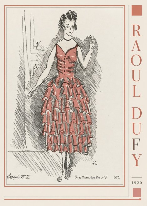 Raoul Dufy Croquis N°v No2 - Poster