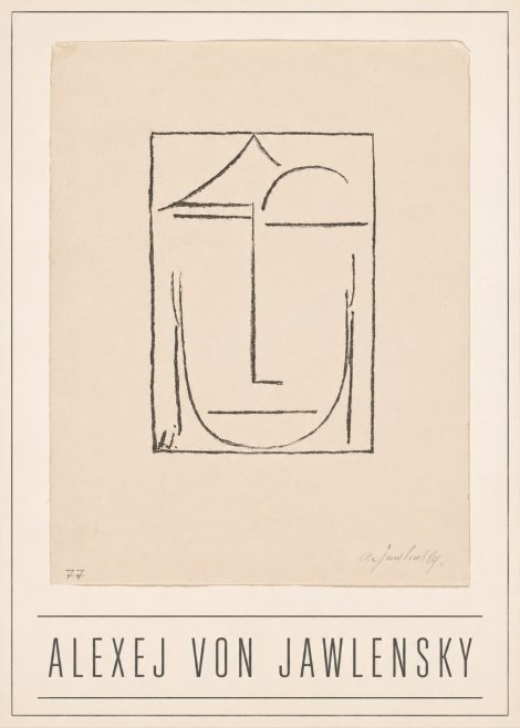 Alexej von Jawlensky Abstract Head No1 - Poster