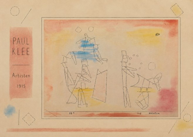 Paul Klee Artisten No2 - Poster