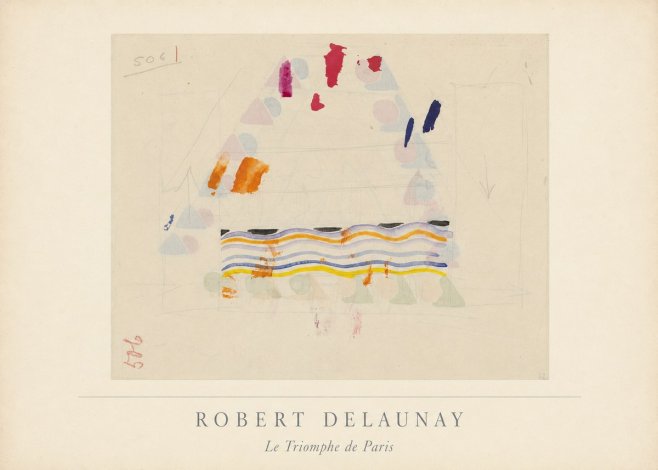 Robert Delaunay Le Triomphe De Paris V No3 - Poster