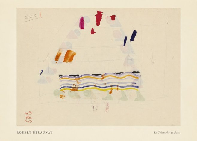 Robert Delaunay Le Triomphe De Paris V No4 - Poster