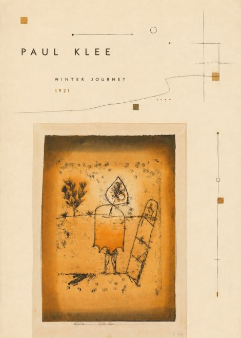Paul Klee Winter Journey No3 - Poster