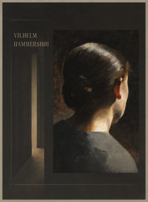 Vilhelm Hammershøi Woman Seen from Behind No4 - Poster
