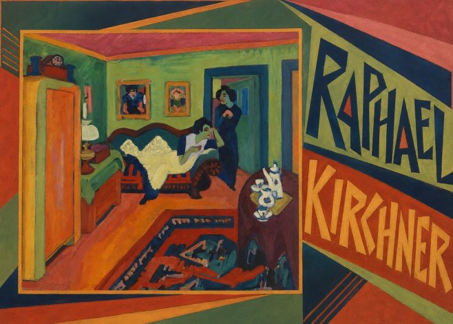Raphael Kirchner Interior with Two Women No2 - Poster