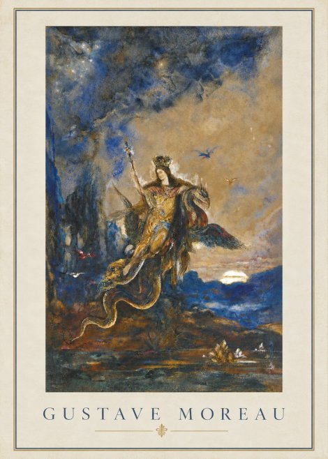 Gustave Moreau Les Fées No2 - Poster